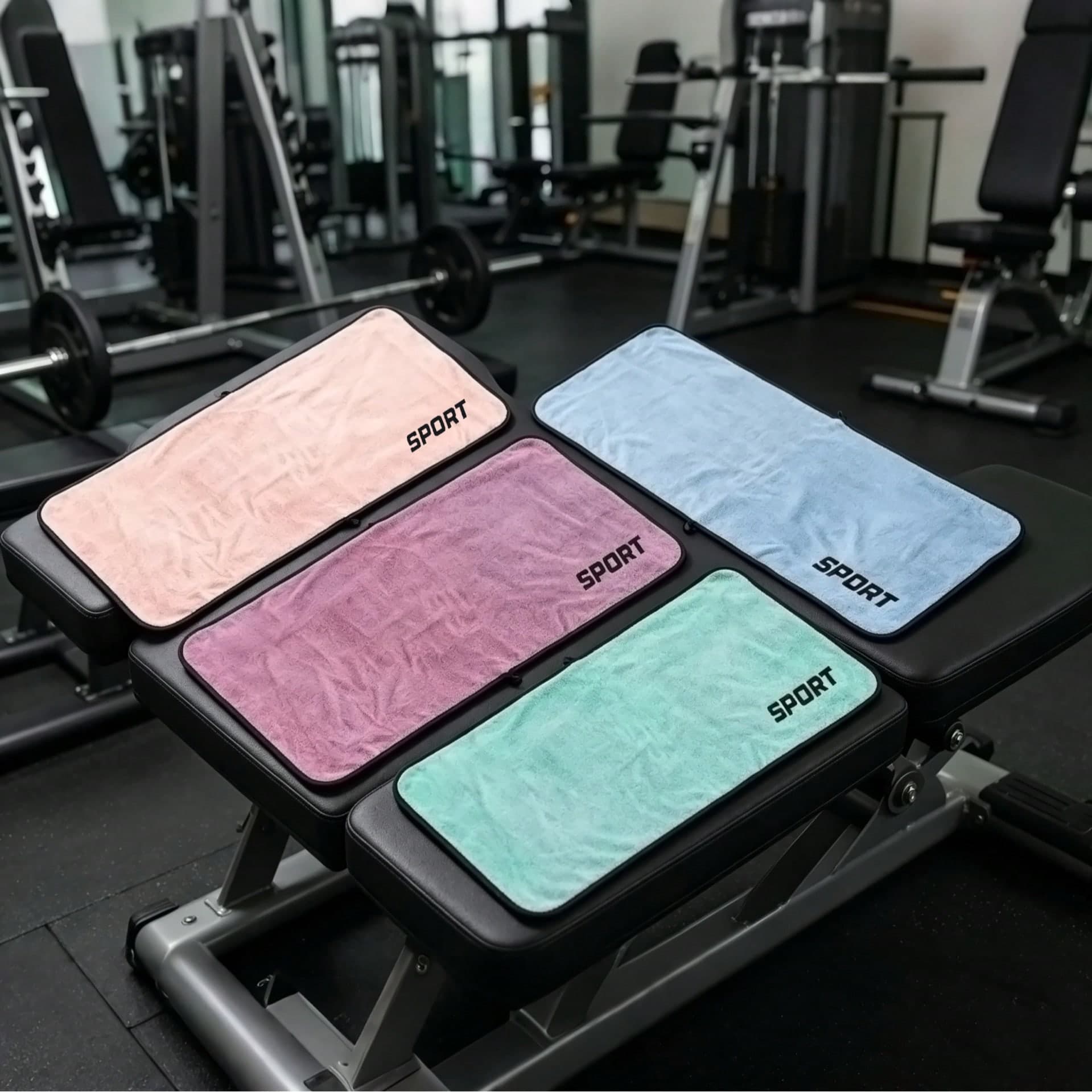 Asciugamano multifunzionale in microfibra ultra fine per fitness e sport, asciugamano da club, tappetino per attrezzi fitness, asciugamano morbido e