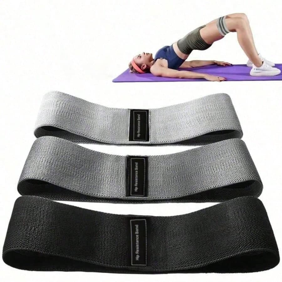 1 pezzo/3 pezzi Fasce di resistenza per squat, fitness, yoga e allenamento di forza - Bande elastiche per lo stretching di gambe e glutei