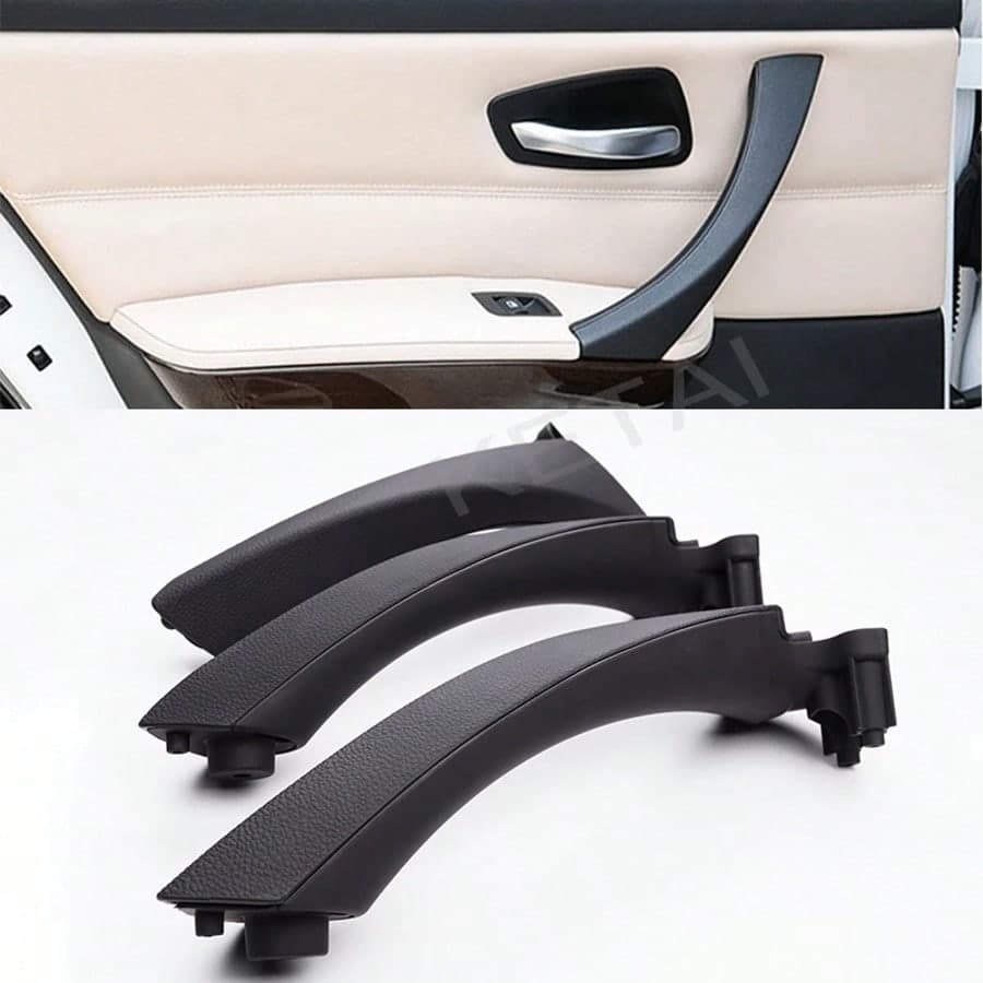 Set di 6 pezzi di maniglie per porte di ricambio per BMW Serie 3 2005-2012 E90 E91 E92, universale per guida a sinistra e guida a destra, maniglie