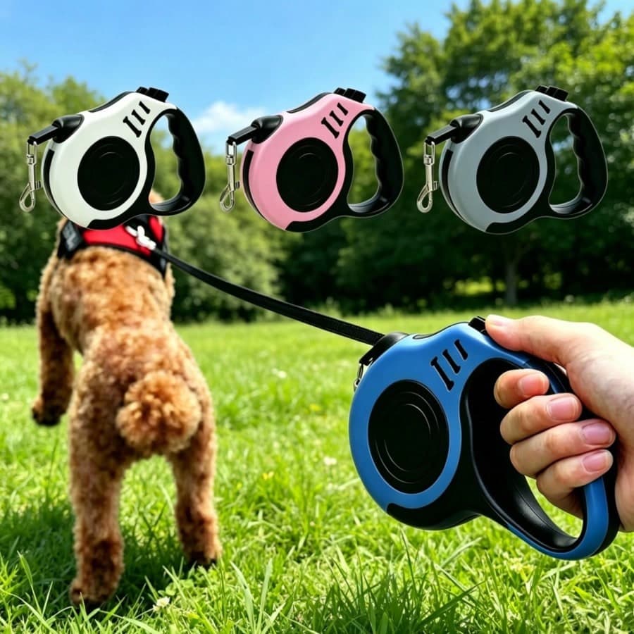Forniture per animali domestici da esterno, forniture per cani, forniture per gatti, guinzaglio retrattile automatico, collare per cani, collare per