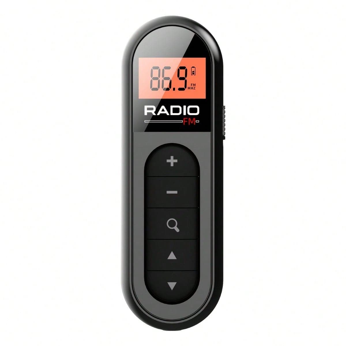 Radio FM ricaricabile a molletta, microfono portatile mini da bavero per riunioni, guide turistiche, corse di cavalli e sport, include auricolari
