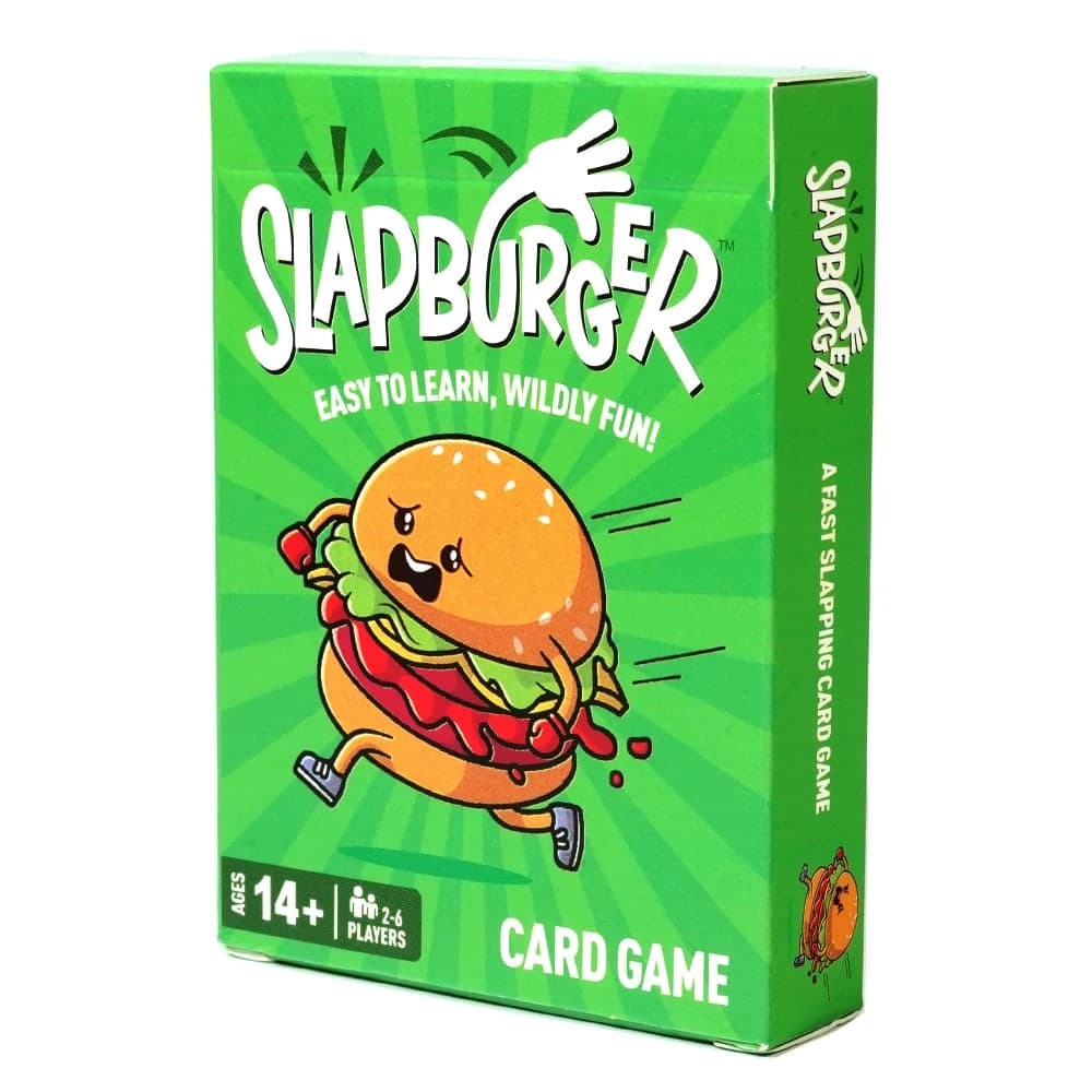 Gioco di carte Slapburger, gioco di società per famiglie, da 2 a 6 giocatori, gioco da tavolo