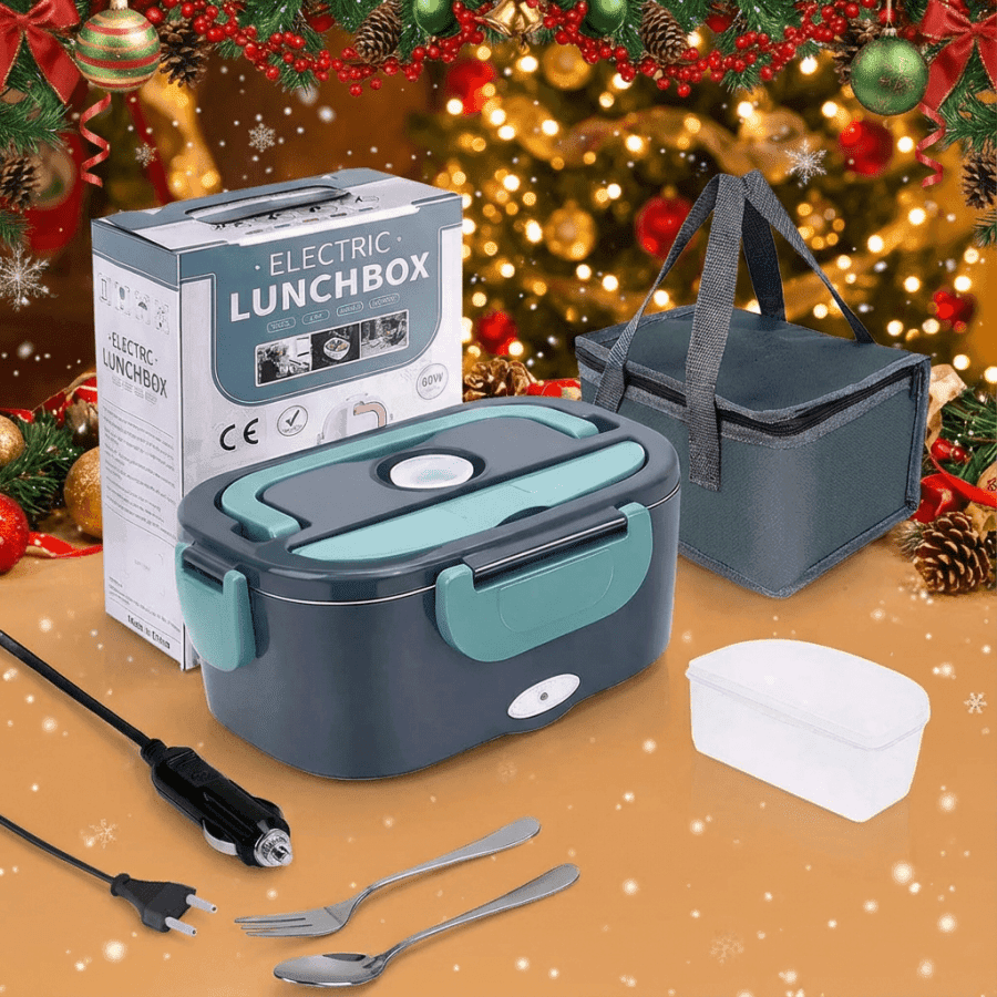 Scaldavivande elettrico - Herrfilk Scaldavivande portatile per auto e casa - Ermetico, scaldavivande per camionisti con contenitore rimovibile in