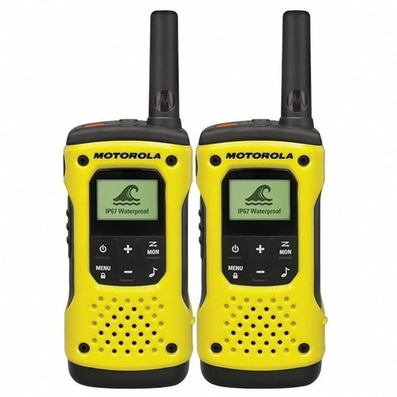 Motorola TLKR T92 H2O Confezione 2 Walkie Talkie Nero Giallo