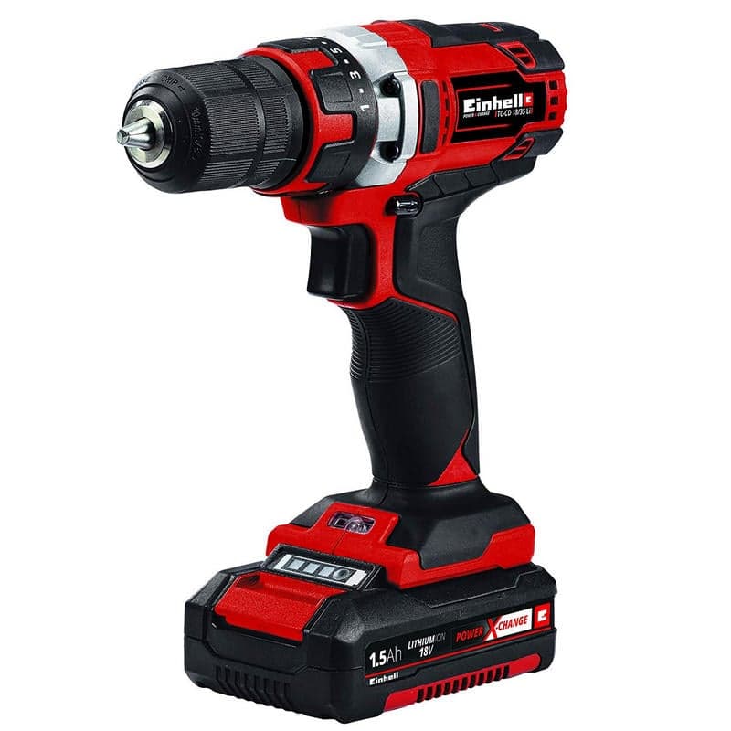 Trapano avvitatore a batteria Einhell TC-CD 18/35 Li 1x1,5Ah + batteria