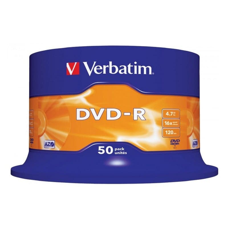 Verbatim DVD-R Matt Silver 4,7 GB 50 pz
