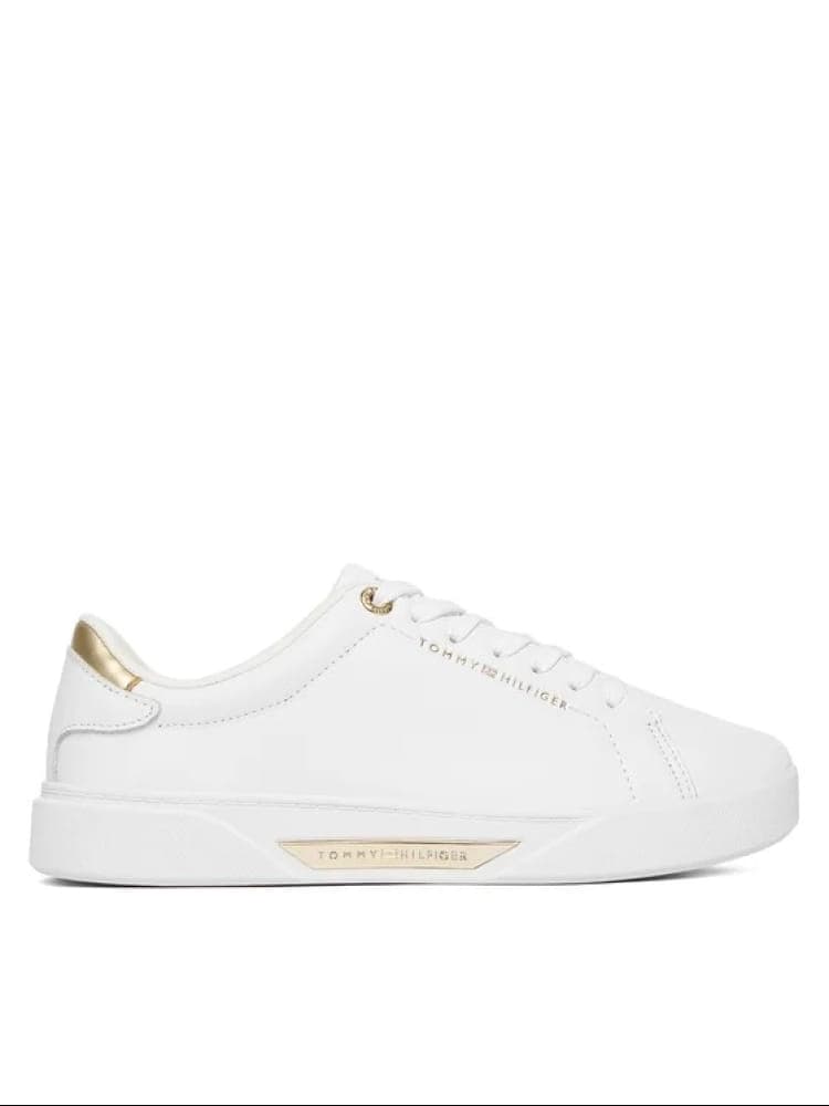 Tommy Hilfiger scarpe bianche donna mini logo
