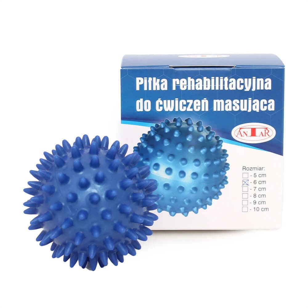 Sfera da massaggio rigenerante Antar blu, 6 cm, 1 pezzo, Biogenetix view 2