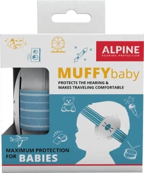 Cuffie per bambini, 3-36 mesi, blu, Alpine view 2