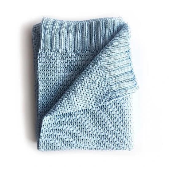 Coperta in cotone muschiato, 80x100 cm, Cielo, Tuxi Brands