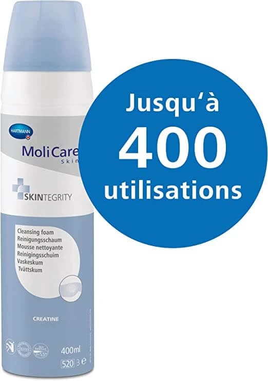 MoliCare Skin Schiuma Detergente, 400 ml, Hartmann view 2