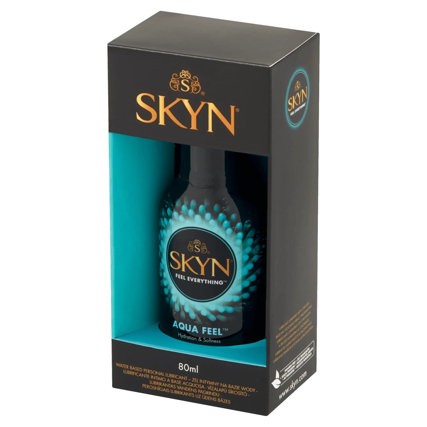 Unimil Skyn Aqua Feel, Gel intimo idratante a base d'acqua, 80 ml