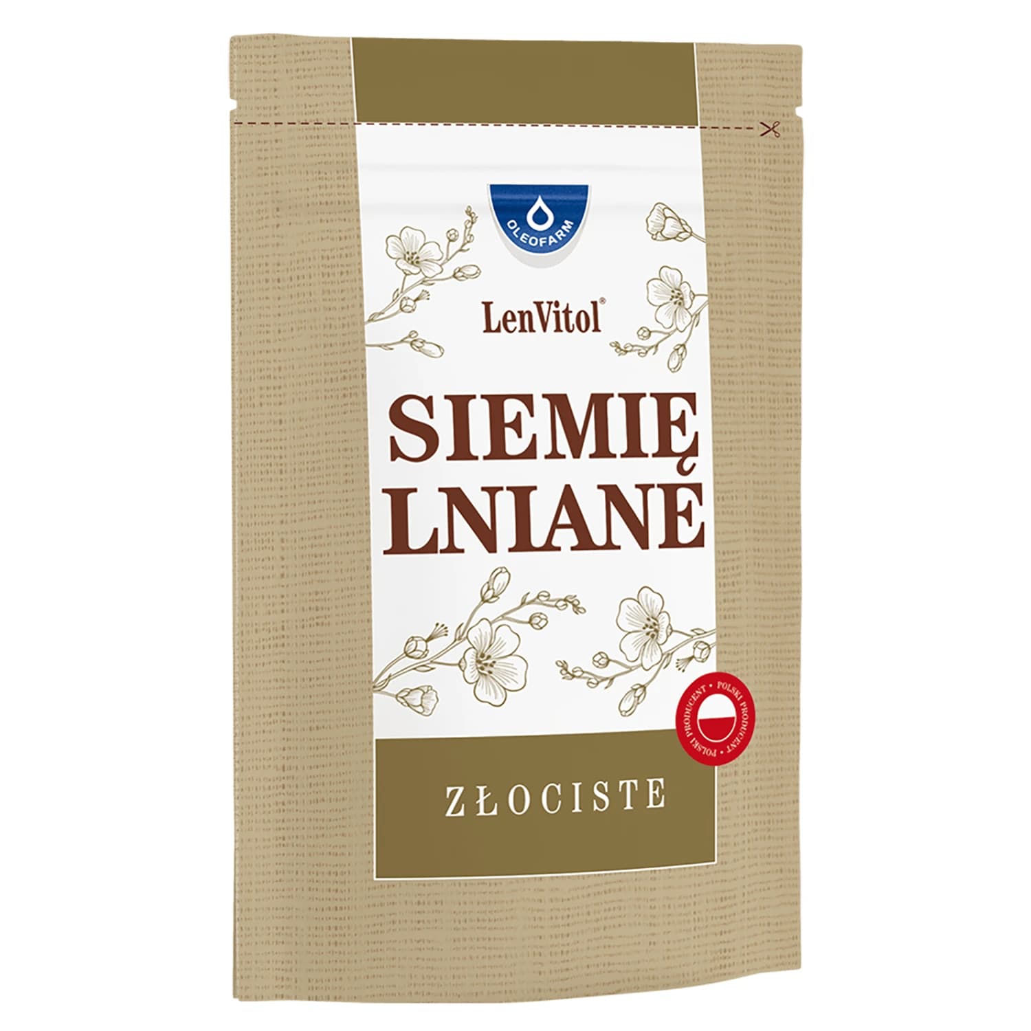 Oleofarm LenVitol, semi di lino dorati, 450 g