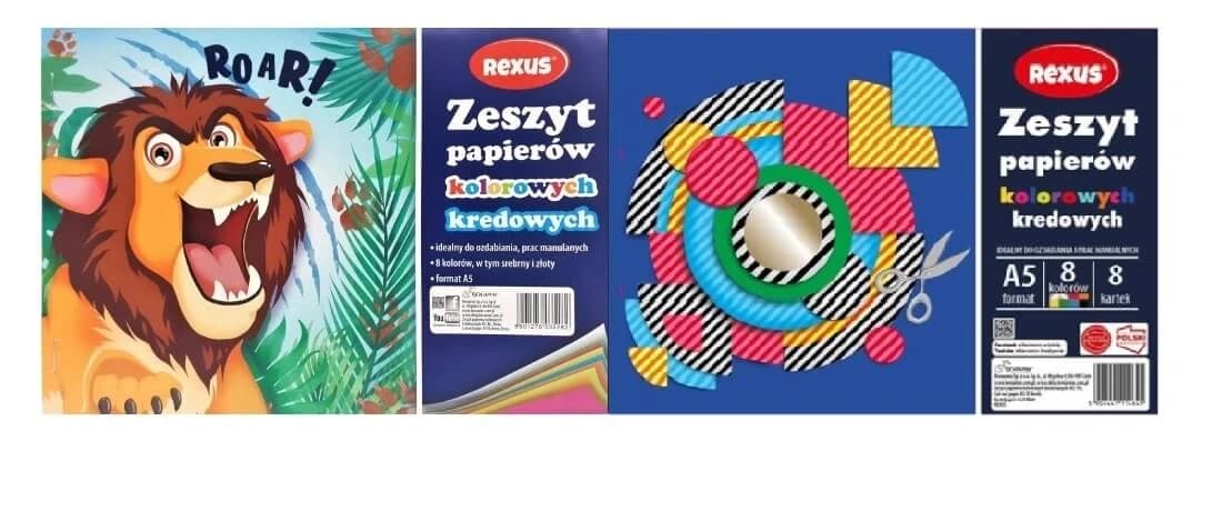 Ritaglio A5, 8 colori