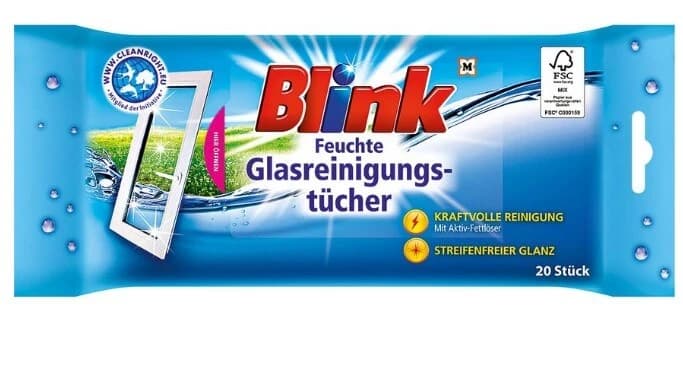 Blink, Salviette umidificate per sfregamento, 20 pezzi