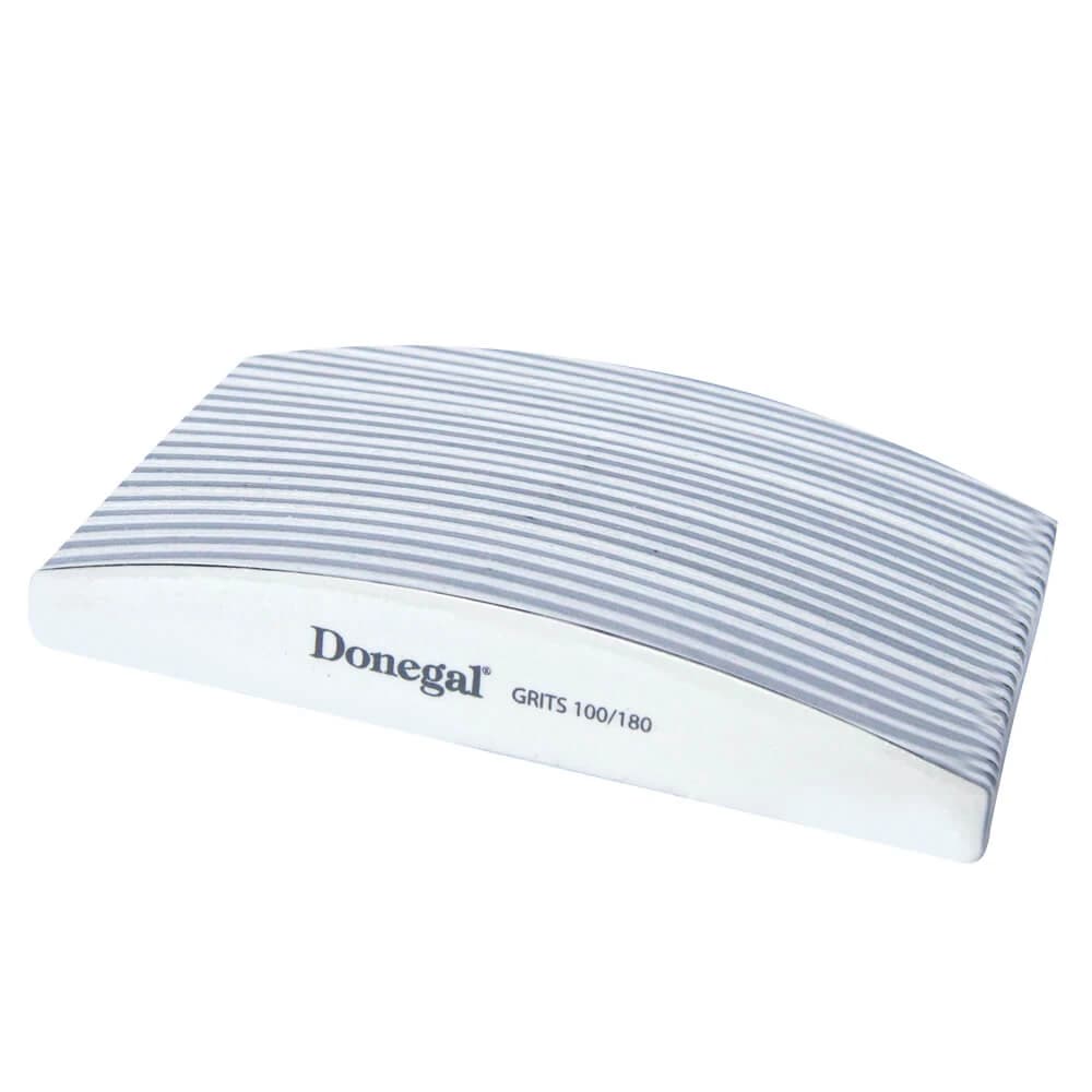 Set di lime per unghie Donegal White 100/180 17,8 cm 2077, 24 pz