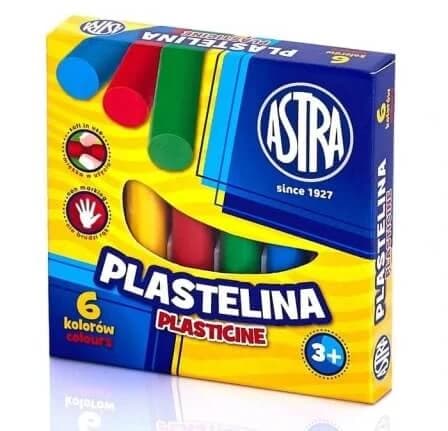 Astra, plastilina 6 colori