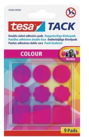 Tesa, tamponi biadesivi, 9 pezzi