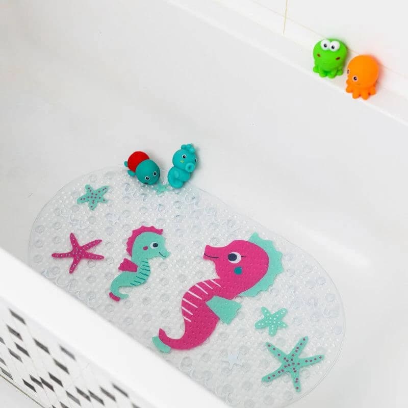 Tappeto da bagno per bambini Canpol LOVE&SEA antiscivolo Canpol LOVE&SEA rosa, 1 x 1 pz view 2
