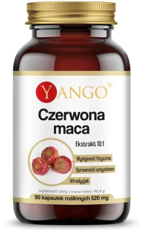 Maca rossa 90 capsule Yango