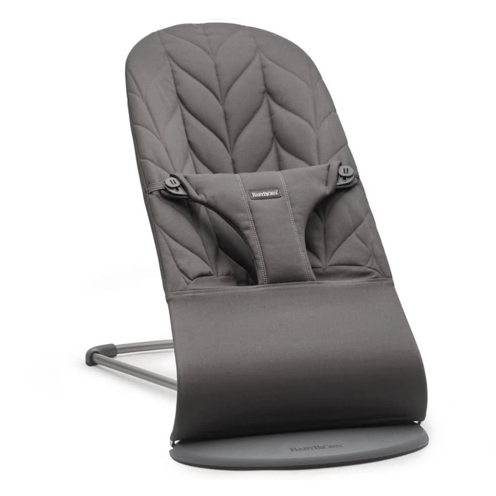 Altalena Bliss con un delicato look a petali, 3,5 - 13 kg, antracite, BabyBjorn