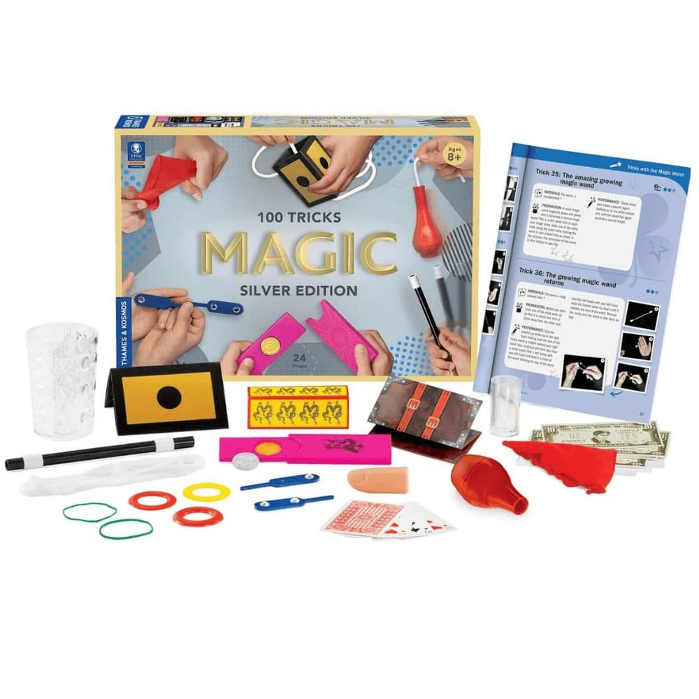 La collezione di 100 trucchi magici edizione argento, +8 anni, Thames&Kosmos