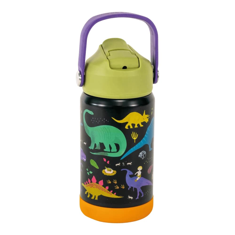 Contenitore Dino in acciaio inox, 3 anni+, 400 ml, Floss & Rock