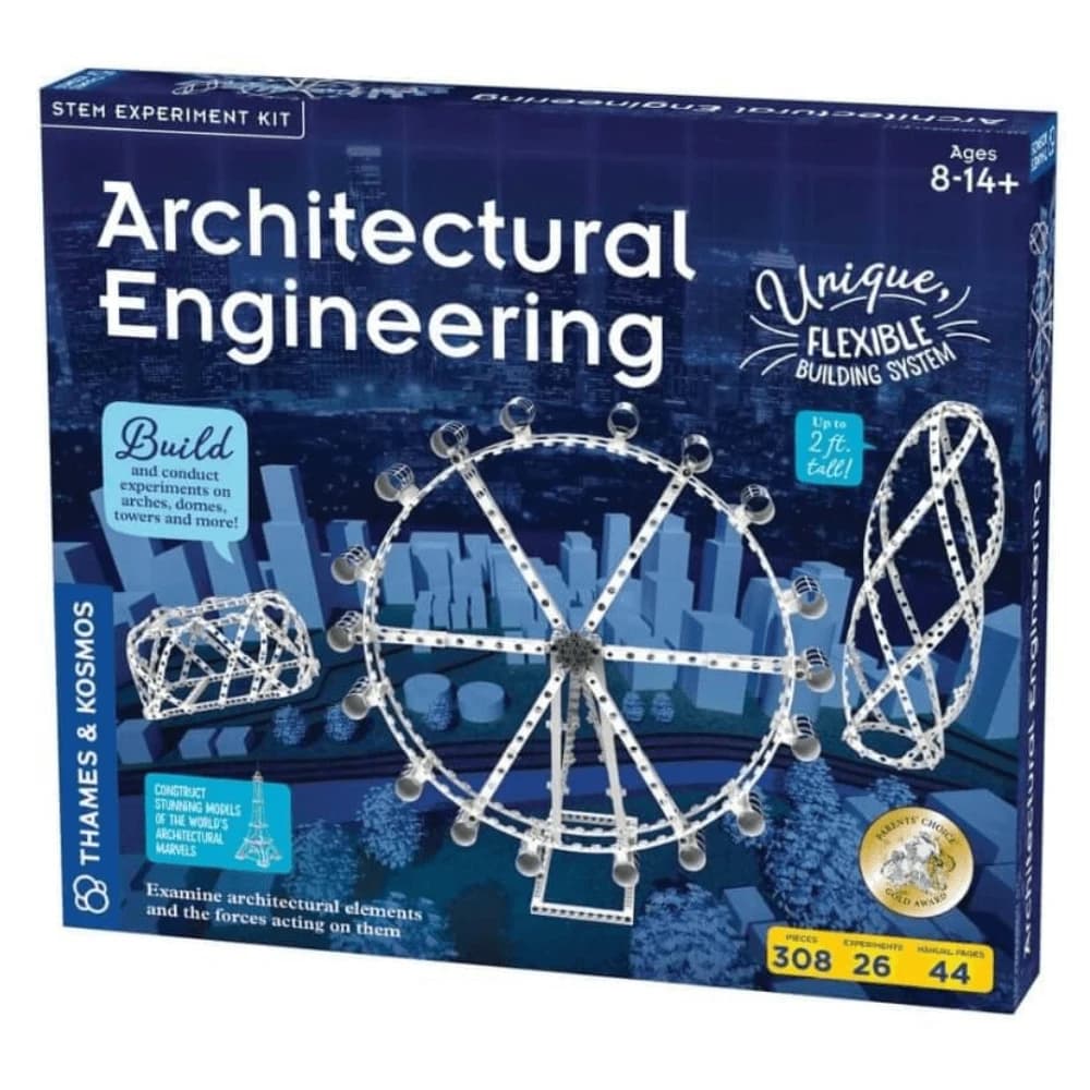 Set didattico STEM di ingegneria architettonica, +8 anni, Thames&Kosmos
