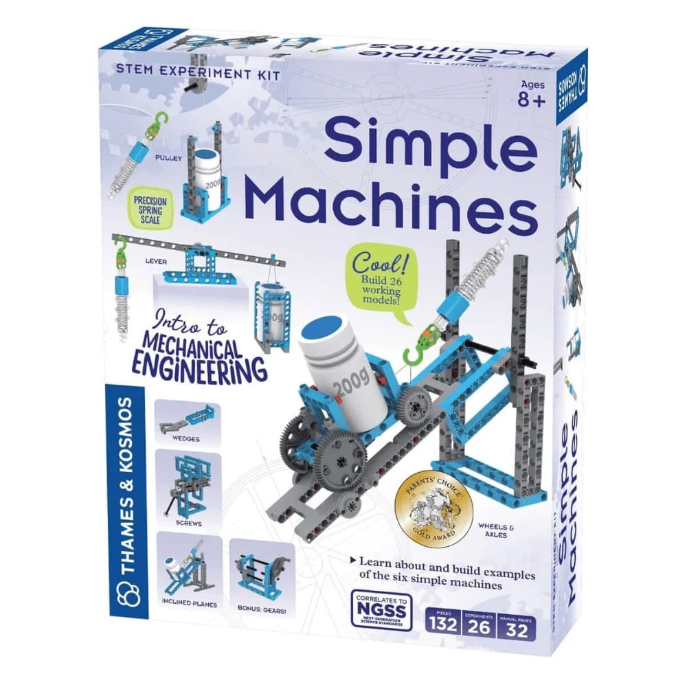 Set didattico STEM Fondamenti di ingegneria meccanica, +8 anni, Thames&Kosmos
