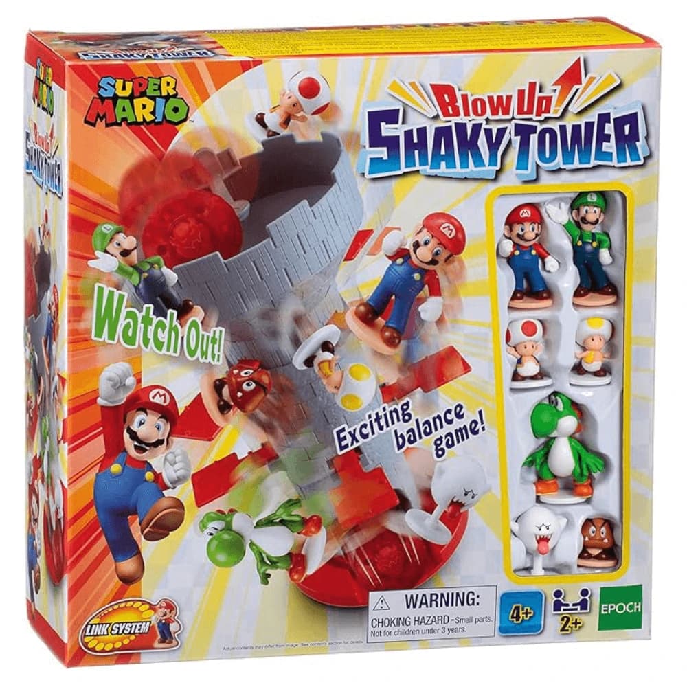 Gioco di abilità Torre traballante Super Mario, +4 anni, Epoca