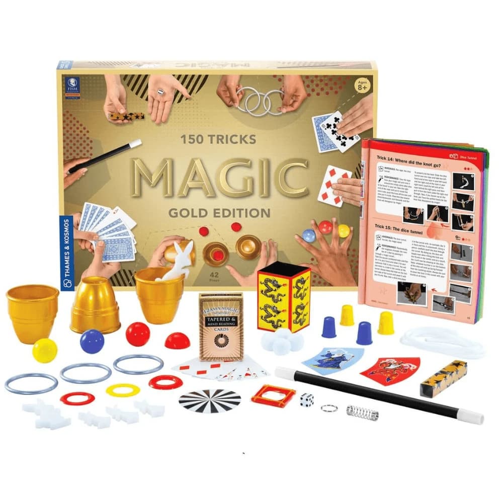Collezione di magia con 150 trucchi Edizione Oro, +8 anni, Thames&Kosmos