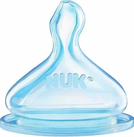 NUK Tazza per biberon FC+, V1 in silicone, anticolica 1×1 pz, ciuccio