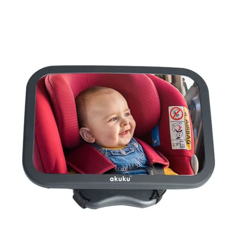 Ackuku, specchio regolabile per tenere d'occhio il bambino in auto, 1 pz view 2
