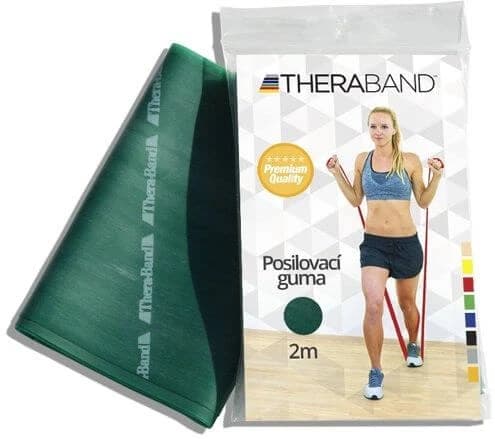 Theraband Gomma di rinforzo 2m verde (spessa)