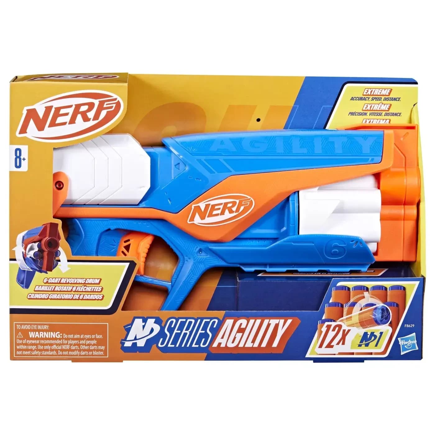 Blaster Nerf Serie N Agility, +8 anni, Hasbro