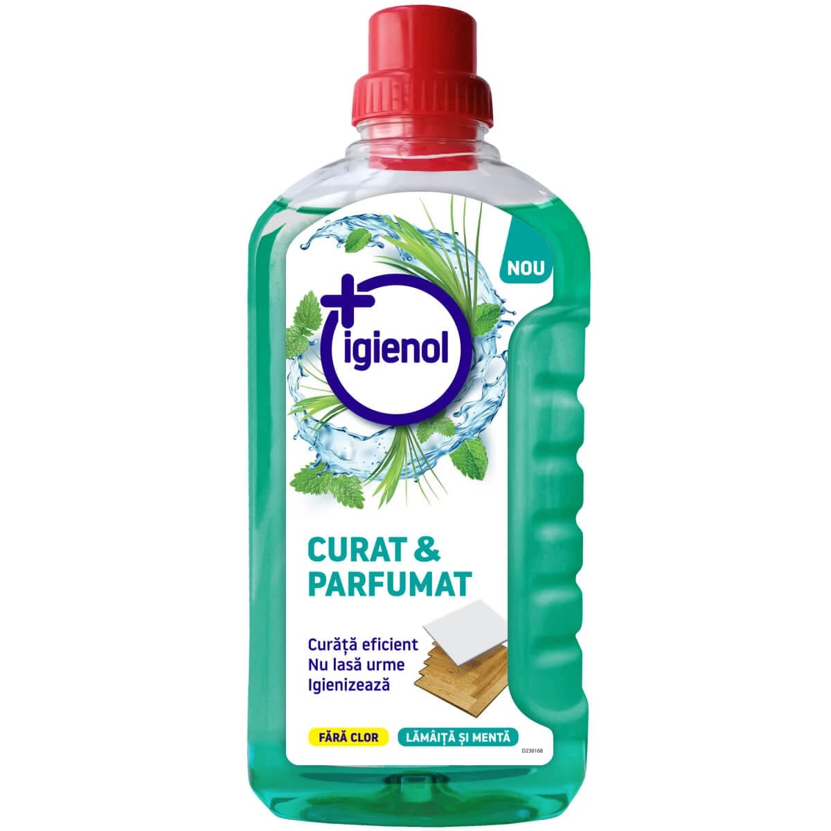 Soluzione detergente concentrata per pavimenti, Limone e Menta, 1 litro, Igienol