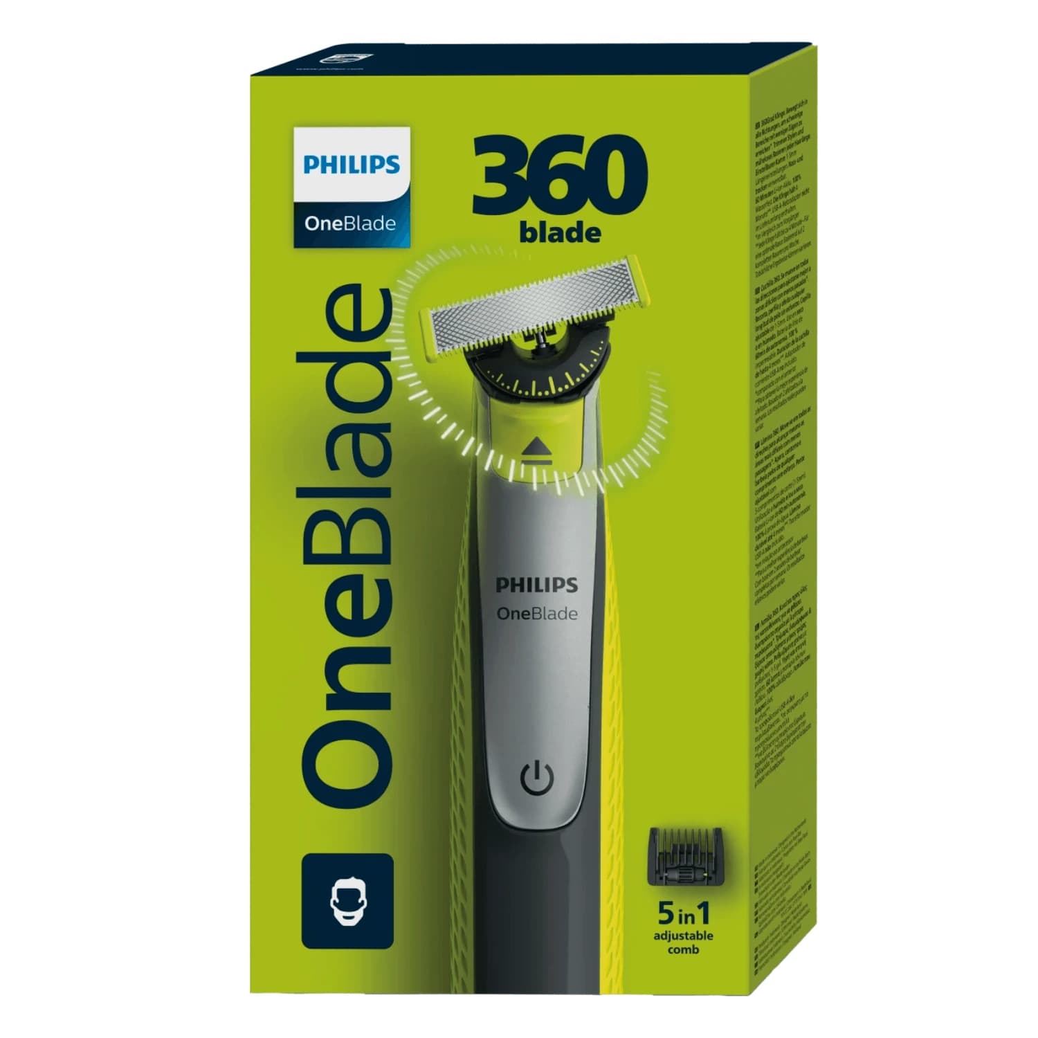 360 Rasoio 5 in 1 One Blade 5 in 1, QP2734/23, Philips