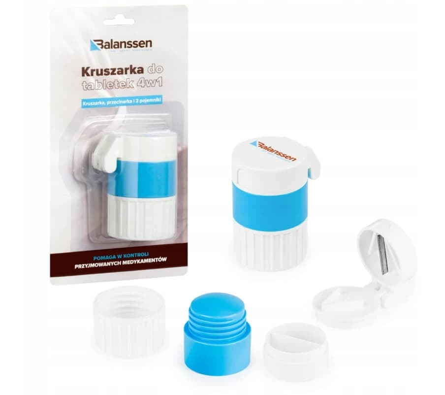 Frantumatore di compresse Balanssen 4-in-1, 1 pz