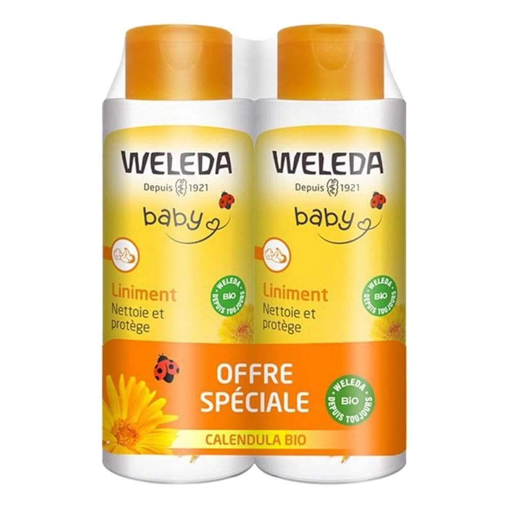 Weleda Lino per il trattamento dei neonati Bio 2x400ml