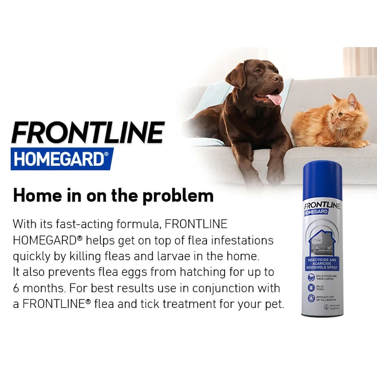 Frontline Habitat Spray Insetticida 500ml view 2