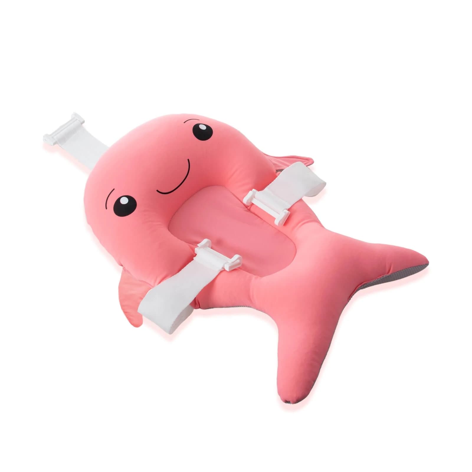 BabyJem Supporto per il bagnetto, 35x50 cm, Rosa, Balena, BabyJem
