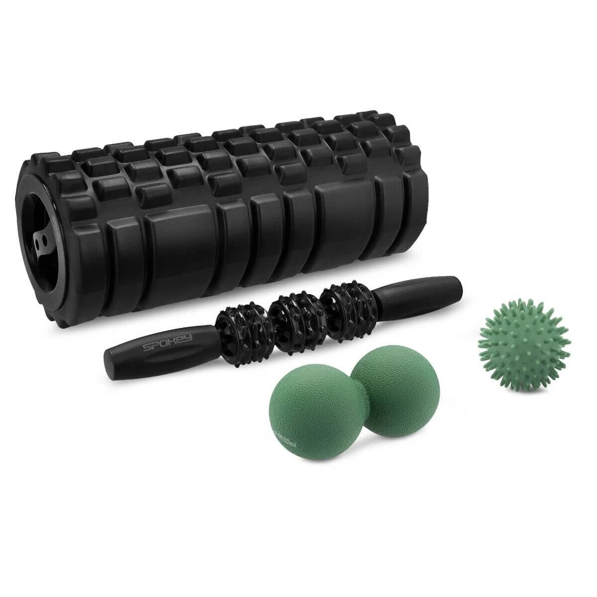 Spokey Mixroll, rullo per massaggio con accessori, 1 pezzo