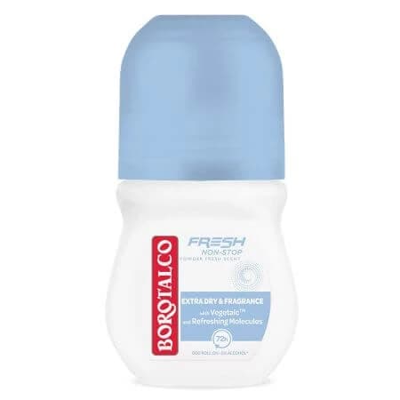 Deodorante roll-on Fresh Non-Stop Profumo di Talco, 50 ml, Polvere di Talco