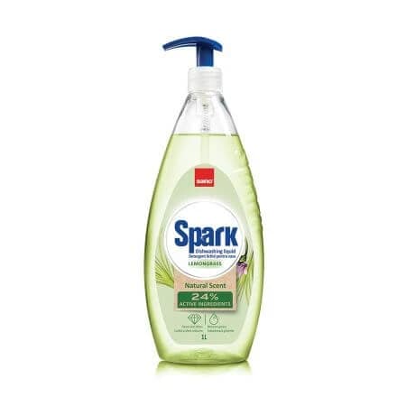 Sano Spark Detergente per vasi, citronella, 1 L, Sano