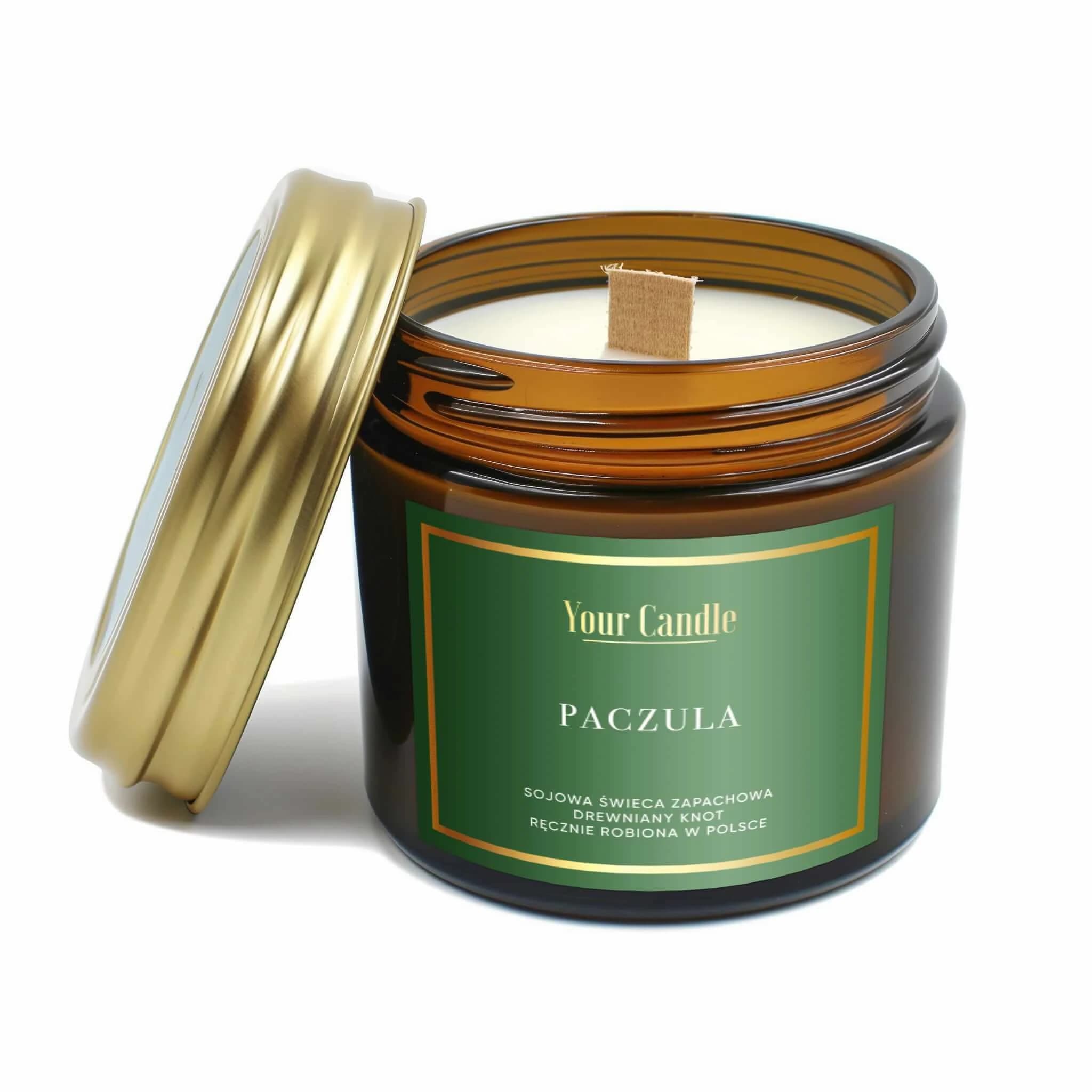 Your Candle Patchouli, candela di soia, 120 ml