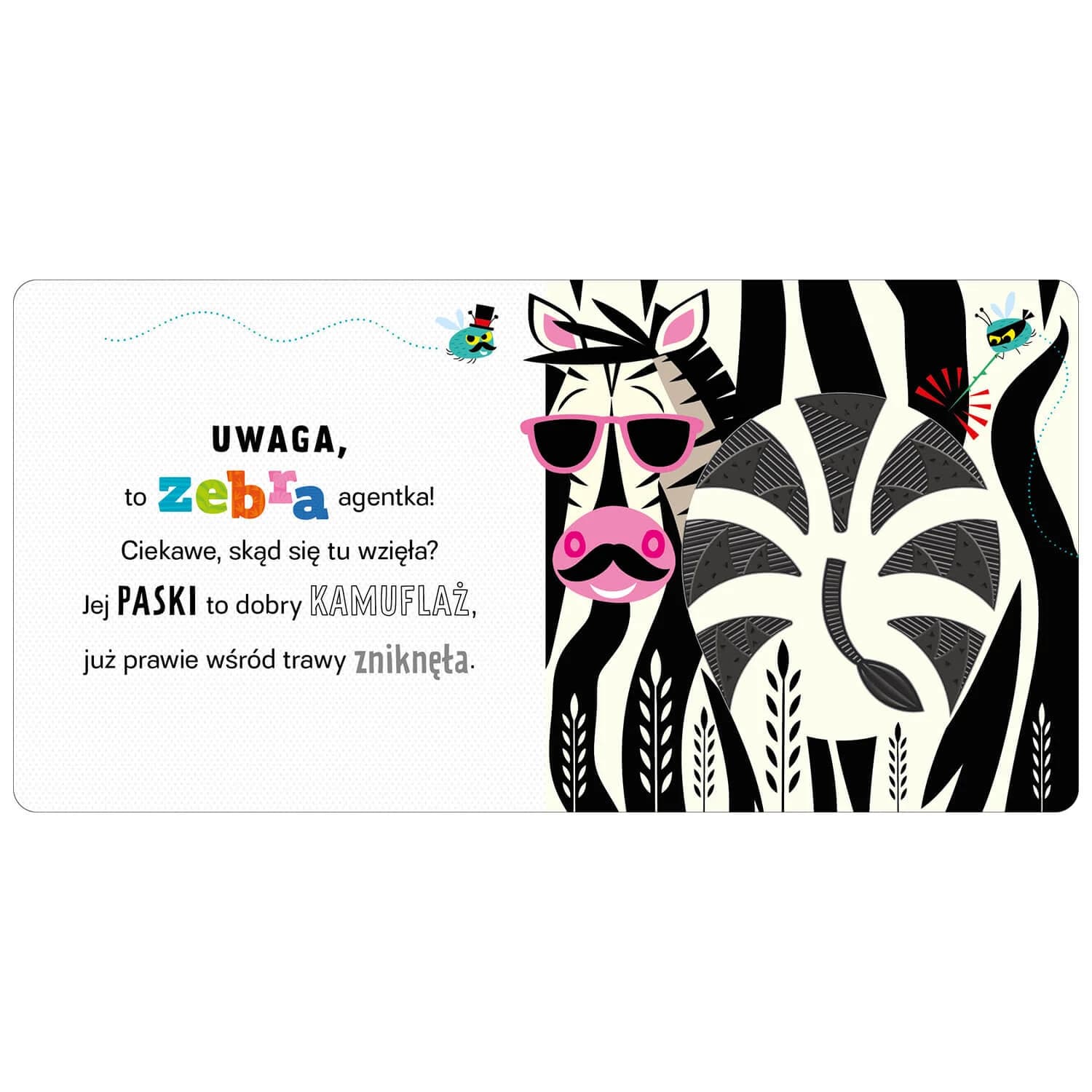 Attenzione Zebra, libro sensoriale per bambini view 2