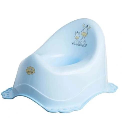 MALTEX Comodino con elastici antiscivolo ZEBRA, blu chiaro