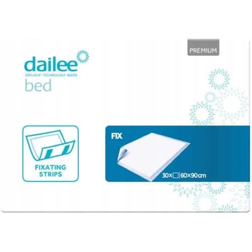 DAILEE Cuscino igienico per letto Premium Fix 60x90cm, 30 pz