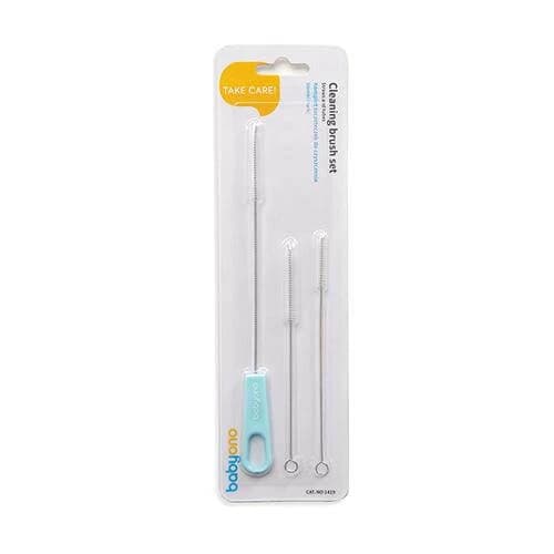 BABYONO Spazzole per la pulizia di cannucce e tubi, 3 pz