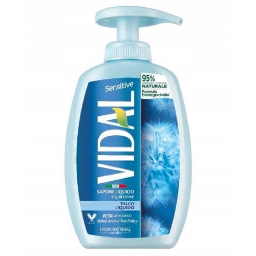 Vidal Talco Sapone liquido Talco, 300 ml